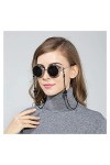 YANJ Mode Femmes Verre Chaîne Visage Chaîne Collier Sangle Antidérapant Porte-Lunettes Cordon Cou Lunettes De Soleil Sangle C