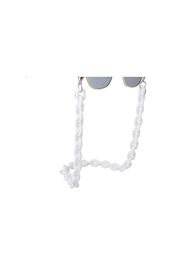 ARTSIM Chaînes de lunettes de lunettes for femmes Chaînes de masque colorées en acrylique Chaînes de support de lunettes de c