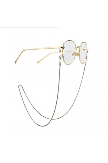 ARTSIM Sangle de lunettes Chaînes de lunettes for femmes Élégant Eye Chain String Holder Cordon de lunettes Color : Silver, 