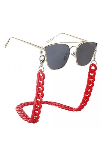 ARTSIM Chaînes de lunettes de sangle for femmes Lunettes de soleil élégantes Cordons de lunettes de soleil Color : H, Size :