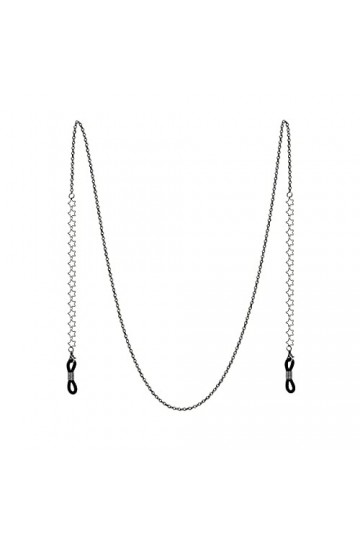 ARTSIM Chaînes de lunettes de lunettes for femmes anti-perte évidées Pentagram Fashion Holder Chains Cordon de lunettes Colo