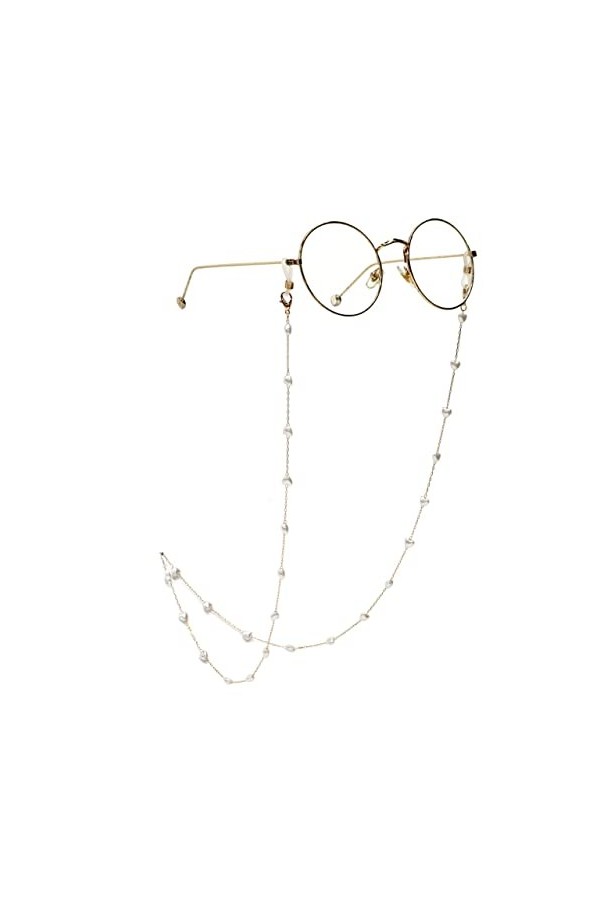 ARTSIM Longe Lunettes Chaînes for Femmes Coeur-Forme Visage Masque Longe Mode Cordon Lunettes Porte-Lunettes Chaînes