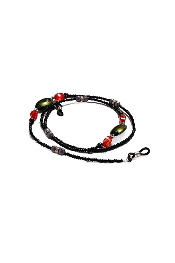 ARTSIM Chaînes de lunettes Sangle de lunettes for femmes Acrylique perlé autour de la sangle de cou Cordon élégant Porte-lune