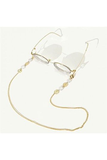 HOUKAI Perle Perles Lien Chaîne Lunettes de Lunette Cintre Cinkalce Lunettes Lunettes Lunettes de Soleil Sangle Cordon Porte-