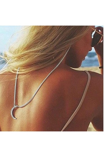 DSFEN Chaîne de Lunettes antidérapante Pendentif Lune avec Strass Porte-Lunettes Chaîne Porte-Lunettes de Soleil Accessoires 