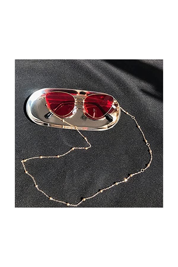 Chaînes de lunettes Chic Chaînes de lunettes pour femmes Lunettes de soleil Lecture de lunettes en perles Chaîne de lunettes