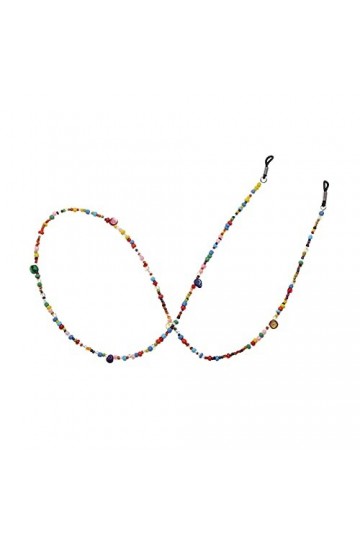 YANJ Lunettes de Soleil à la Mode Lunettes en métal doré à maillons Longs pour Femmes, Hommes, Lunettes de Lecture, chaîne, P