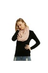 DEBAIJIA Écharpe Foulard Femmes Infinity Circle Multifonctionnel Wrap Respirant Confortable Mode Élégant Loisirs Toutes Saiso