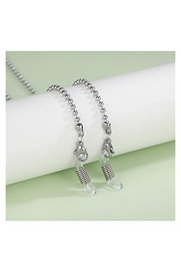 YANJ Chaîne de boîte de Perles dacier Inoxydable de Mode pour des Lunettes de Couleur dor Femmes accrochant des Lunettes de