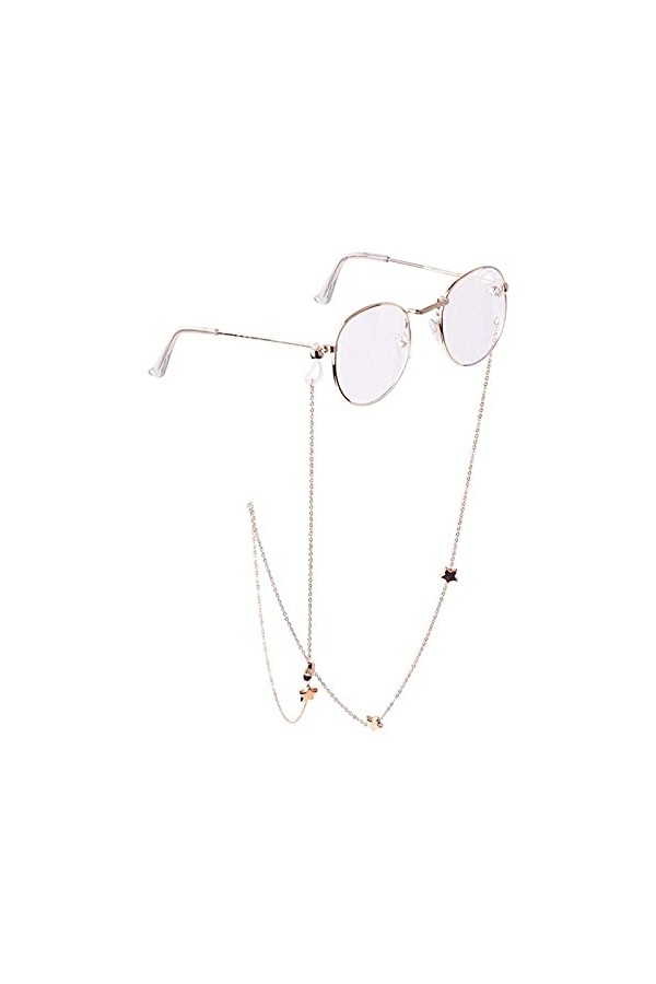 YANJ Mode Femmes Pendentif Chaînes De Lunettes Creux Star Lunettes De Soleil Lunettes De Lecture Chaîne Lunettes Cordon Titul