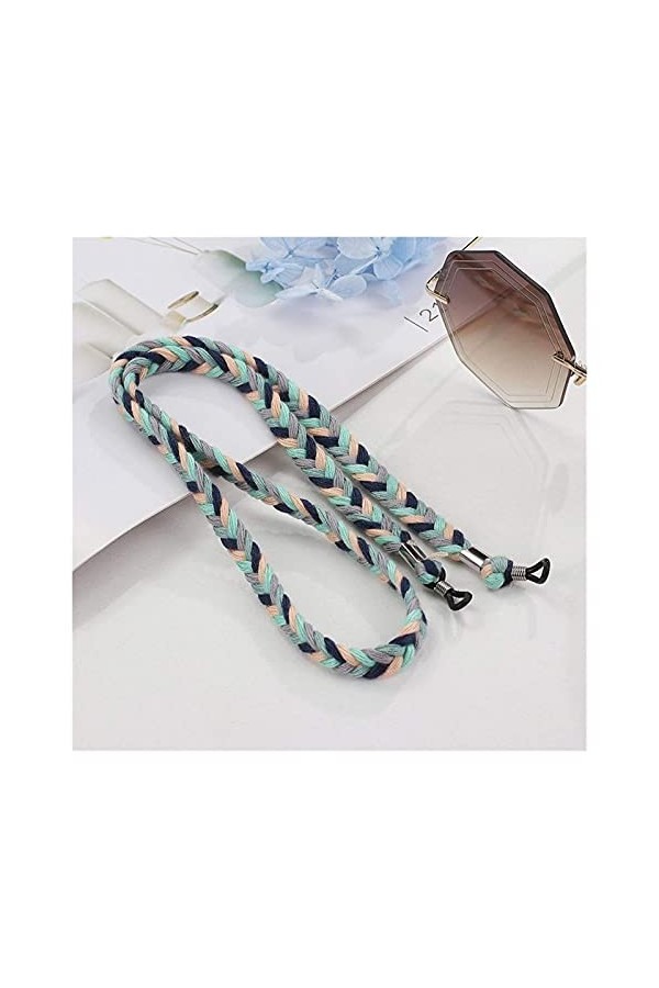 YANJ Mode 1PC Rétro Tressé Lunettes De Soleil Lanière Sangle Épaisse Lunettes De Vue Chaîne Cordon Titulaire Lunettes Lunette