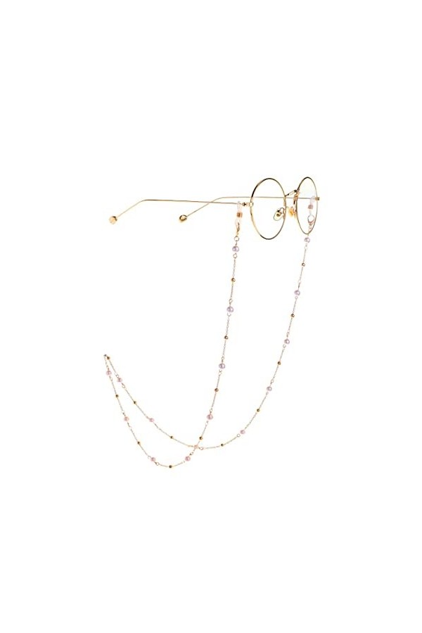 ARTSIM Longe de lunettes Chaînes de lunettes for femmes Chaîne de cou perlée Simple Chaîne for les yeux élégante Chaîne Porte