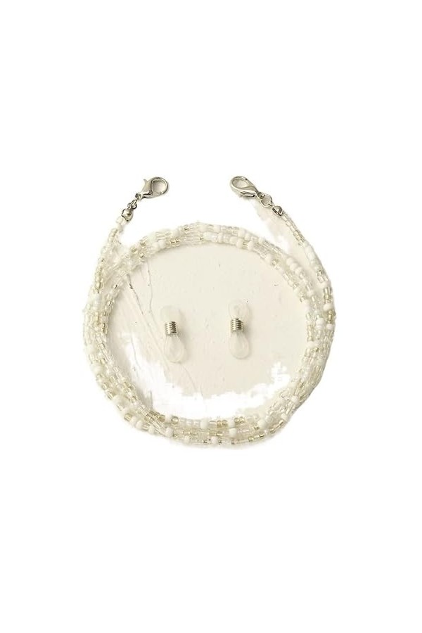 ARTSIM Longe de lunettes Chaînes de lunettes for femmes Perlé Masque Longe Simple Mode Titulaire Chaînes Lunettes Cordon Col