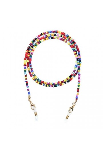 ARTSIM Lanyard Lunettes Chaînes for Femmes Coloré Perlé Lunettes De Retenue Mode Lunettes Cordon Lunettes De Soleil Sangles 
