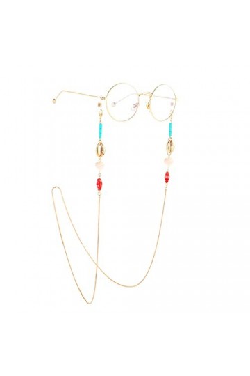 ARTSIM Lunettes de vue chaînes for femmes bohème métal lunettes retenue mode lunettes de soleil sangles lunettes cordon