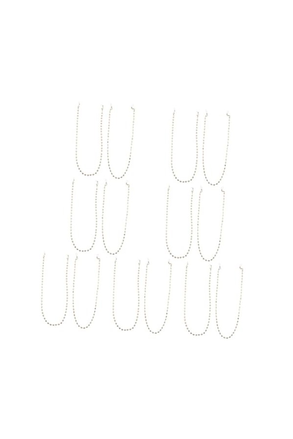 ABOOFAN 14 Pcs Chaîne Suspendue Coeur Collier Ras Du Cou Dames Harnais De Sécurité Lanière Porte-Lunettes Sangle Coeur Forme 