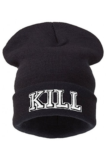 Beanie Hats - Bonnet - Femme - Noir - kill - Taille unique