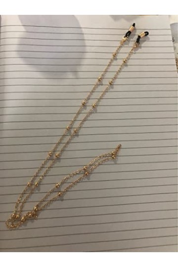 ARTSIM Chaînes de lunettes Sangle de lunettes for femmes Chaînes de masque perlées en métal Sangles de lunettes de soleil élé