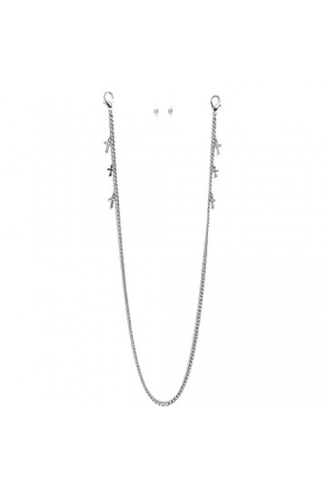 ARTSIM Chaînes Sangle de Lunettes for Femmes Croix Pendentif Double Couche Masque Chaînes Élégant Lunettes de Soleil Sangles 