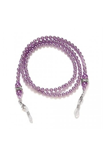 ARTSIM Longe de lunettes Sangle de lunettes for femmes Perlé Acrylique Cordon élégant Porte-lunettes Chaînes Color : Blu, Si