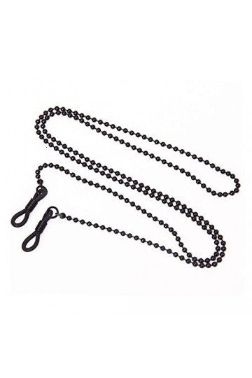 YANJ Chaîne de Lunettes en cuivre décorative à la Mode - Accessoires pour Lunettes Noires Couleur : Noir 