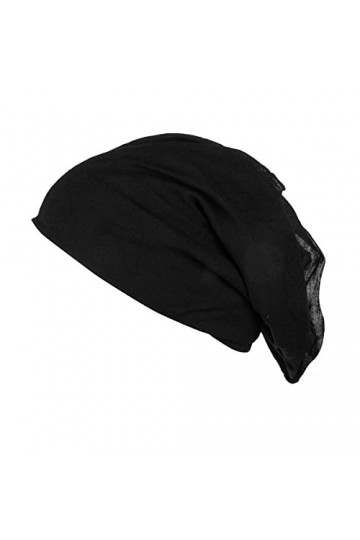 Colours & Beauty Cache Cou Élastique Unisexe couleur unie Noir| Cache Cou Tubulaire |Tour De Cou | Anti Solaire Bonnet Respir