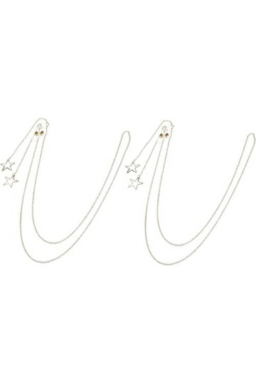 DSFEN 2 pièces chaînes et Cordons de Lunettes Vintage-Collier de Sangles de Support de Lunettes de Lecture/Lunettes de Soleil