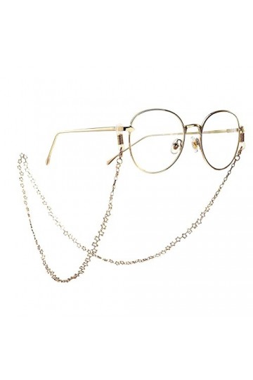 ARTSIM Chaînes de lunettes Sangle de lunettes for femmes Chaîne de cou en forme détoile évidée en métal Cordon élégant Porte