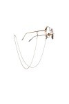 HOUKAI Métal Snake Chain Chaîne Lunettes de Soleil Chaînes Chaînes de cuivre Minimalistes Chaîne de cuivre Tenir Sangles Cord