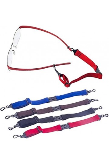 REVAHI 4 pièces Lunettes de Soleil chaîne Sangle de Lunettes Lunettes de Lecture Lunettes de retenue Porte-Lunettes Cordon de