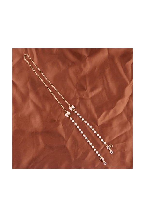 JAHH Chaîne De Lunettes Perles Sunglasses Chaînes for Femmes Charmes en Métal Lunettes Lanyard Collier Lunettes Porte-Lunette