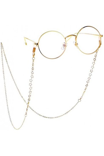 HaoLi Chaîne de Lunettes en Forme détoile Sangle de chaîne de Lunettes Porte-Lunettes de Soleil Longe Collier Porte-Lunettes