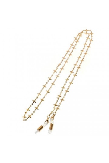 ARTSIM Sangle lunettes chaînes for femmes métal croix masque chaînes Vintage mode lunettes chaîne porte-chaîne sangles de lun