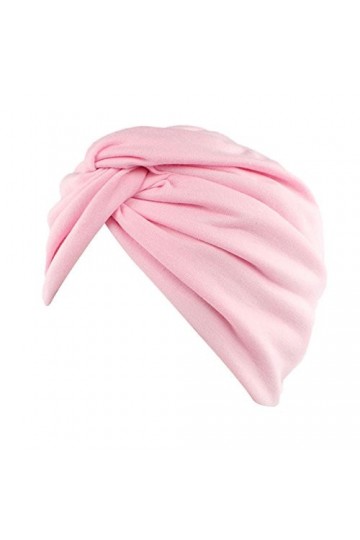 DJC Chemo Headwear Bonnet pour femme en coton et bambou pour alopécie - Rose - Taille Unique
