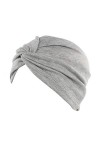 DJC Chemo Headwear Bonnet pour femme en coton et bambou pour alopécie - Rose - Taille Unique