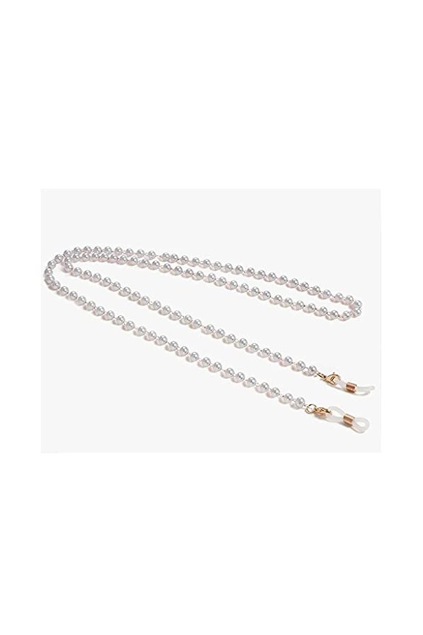 HAOLI Chaînes de Lunettes Perle Lunettes de Soleil Chaîne Lanière Chaîne de Lunettes pour Femmes Lunettes Collier de Cou Cord