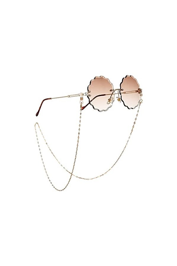 HAOLI Chaîne de Lunettes pour Femmes Chaîne torsadée Lanière de Lunettes Sangle de Lunettes de Soleil Cordons Accessoires de 