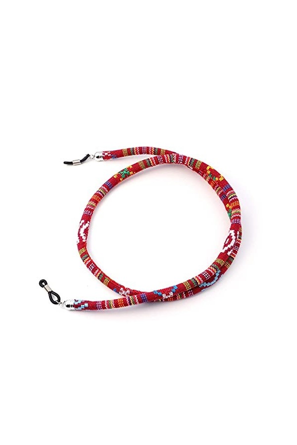 YANJ Mode 5 pcs Lunettes De Soleil Coton Cou Chaîne Cordon Sangle De Retenue Lunettes Porte-Lonnière Haut de Gamme Ethnique C