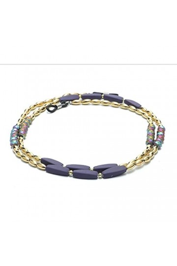 chaîne de lunettes Bohemia 4 Couleur Bloc de verrouillage Cordons de perles Lecture Lunettes Chaîne Femmes Sunglasses Accesso