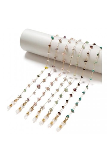 Sweden Chaîne de lunettes suspendue au cou, chaîne découteurs Anti-chute en métal Color : Roze, Size : 75CM 