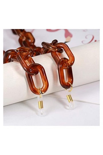 YANJ Mode Femmes Lunettes De Soleil Bretelles Lunettes Chaîne Collier Chunky Lanières Mode Cou Porte-Lunettes Cadeaux pour El