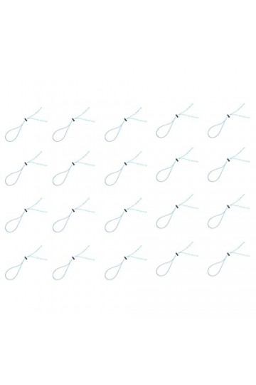 SBTRKT 20 pièces de chaîne de lunettes en silicone, à la mode moderne, robuste, antidérapante et antichute, adaptée aux lunet