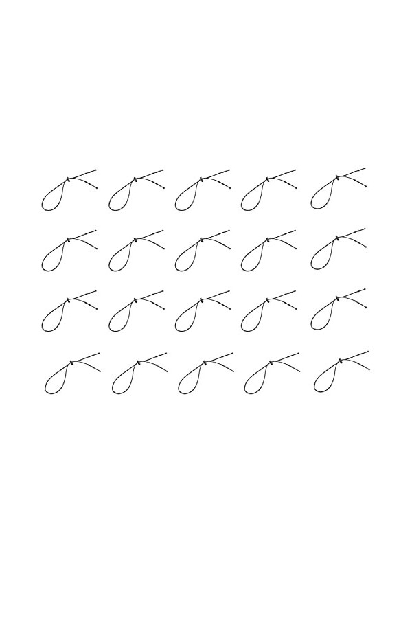 SBTRKT 20 morceaux de chaîne de lunettes en silicone, solide et durable, beau design, antidérapant anti-chute, adapté aux lun