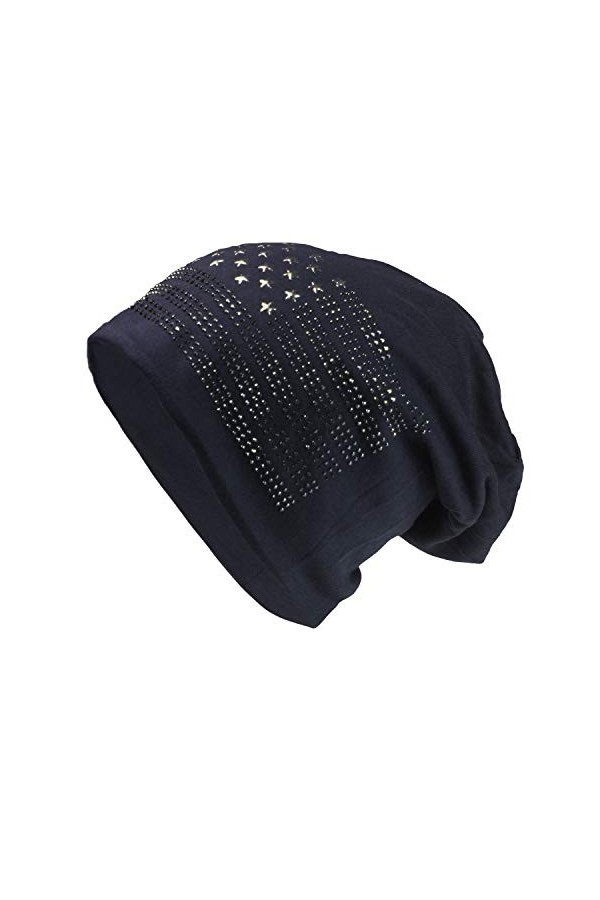 Glamexx24 Chapeau Long Bonnet étoile Motif étoile Unisexe Chapeau Chaud et Doux en été Automne et Hiver