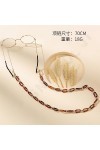 OQHAIR Masque Lunettes Chaîne Acrylique Anti Perte Lunettes Cou Chaîne Suspendue Couleur : D, Taille : 70cm D 70 