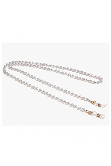 YANYUESHOP Perle Lunettes de Soleil Chaîne Longe Lunettes Chaîne pour Femmes Lunettes Cou Sangle Cordons Accessoires Décontra