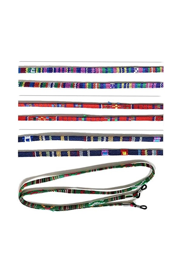 REVAHI 4 pièces Cordes de Lunettes pour Femmes Hommes Lunettes de Soleil Support de Sangle Cordon tressé Lunettes de Lecture 