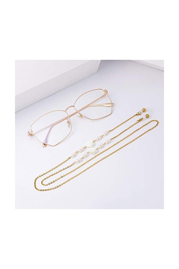 ZWEBY Chaînes de Lunettes Femmes Verres Décoratifs Rétro des Femmes Anti-chaîne Perdue Facile À Utiliser Et À Transporter