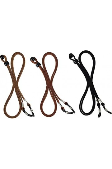 DSFEN Sangle de Lunettes Sangle de Lunettes en Cuir PU Retenue de Cordons de Lunettes