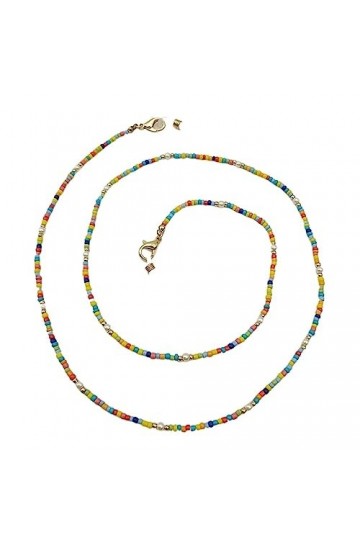 Collier de lunettes de chaîne de masque coloré pour femme Couleur : D, Taille : 50cm D 50cm 